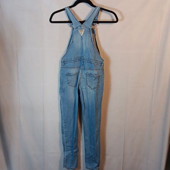 OshKosh B'gosh Girl's Denim Overalls - Picture 4 of 7